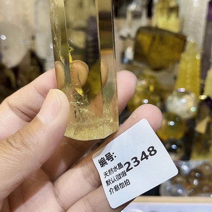 简***语未镶嵌颈饰水晶柱