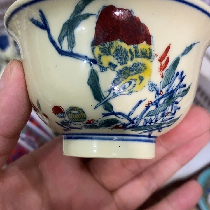 摆件景德镇陶瓷主人杯13455