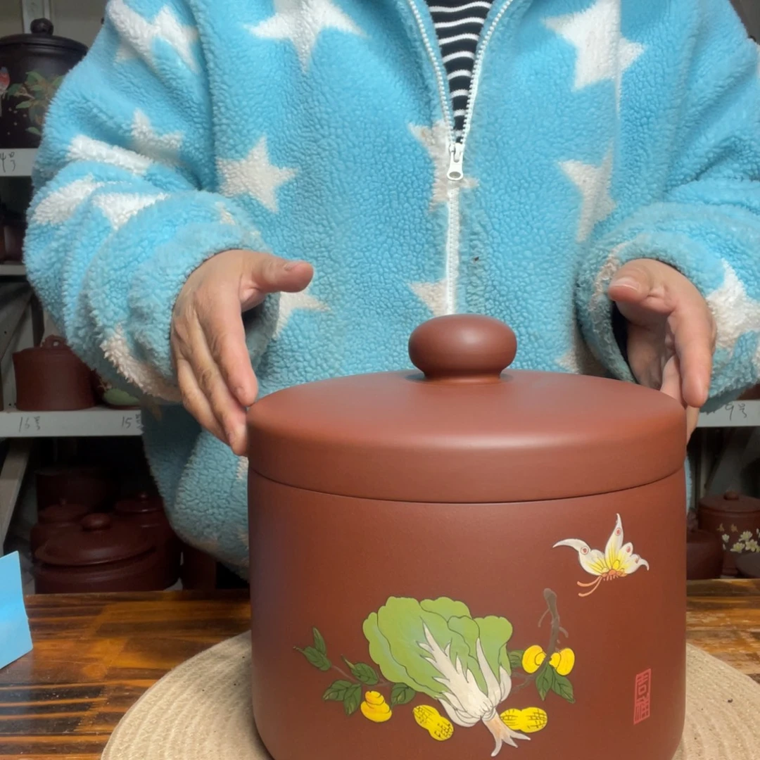 紫砂茶叶罐今天晚上