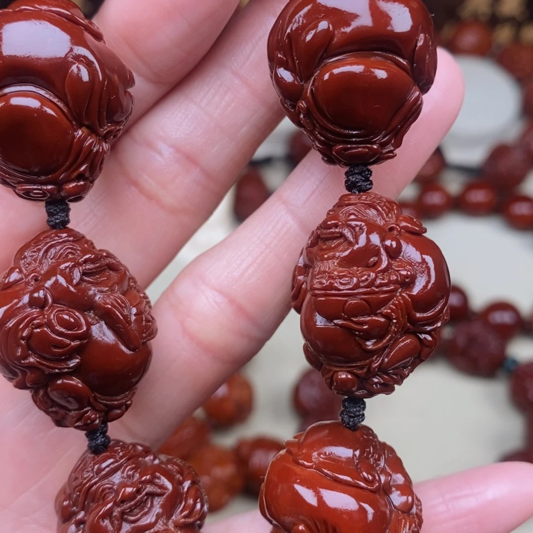 橄榄核吊坠崇****杂财神，