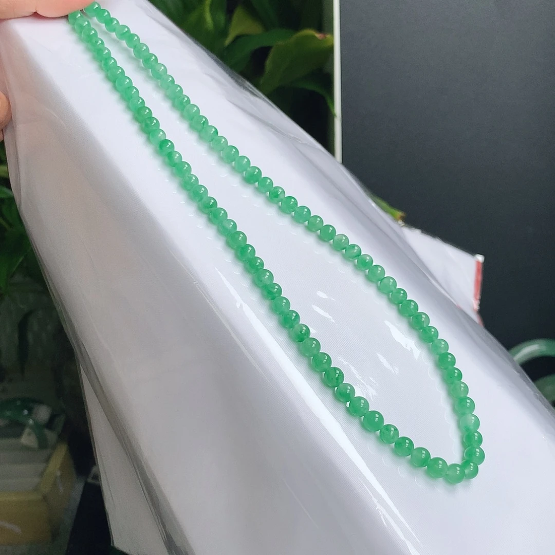 石英质玉未镶嵌项链