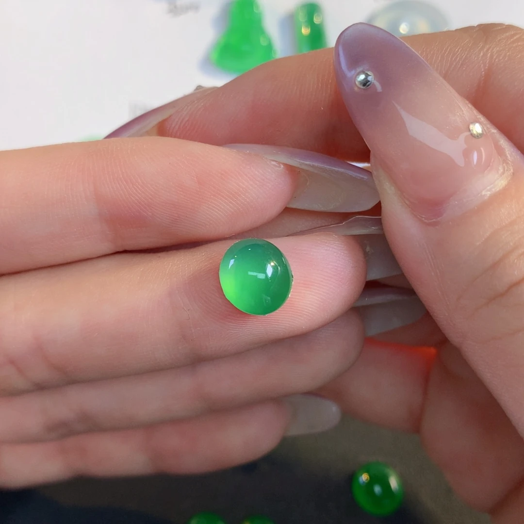 翡翠散珠翡翠翡翠8.7-7.8-4.5