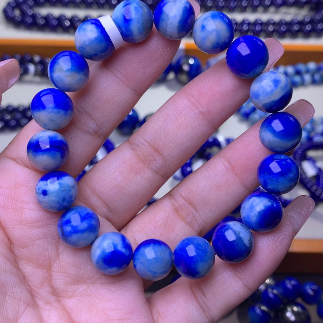 青金石未镶嵌手串11.8m