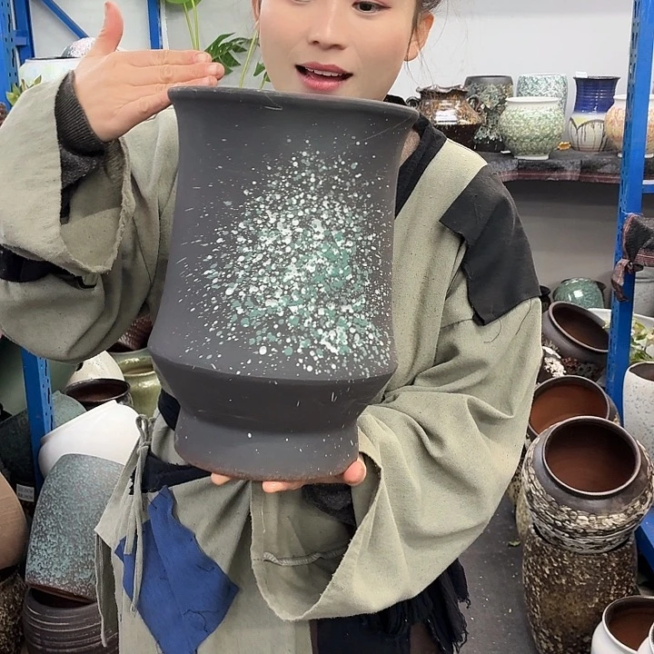 20×30 -粗陶花盆有孔-买买买