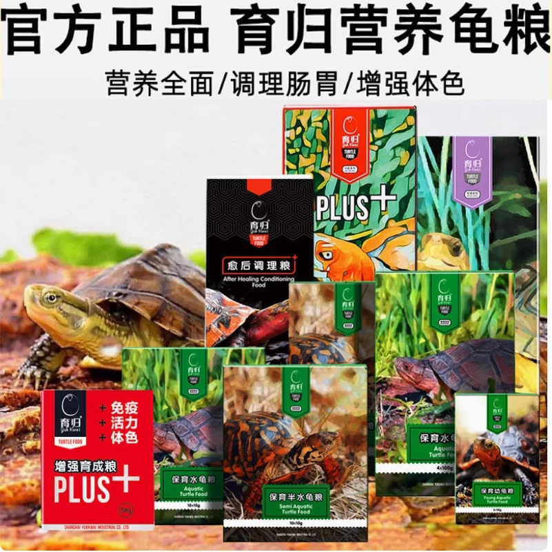 育归龟粮幼龟饲料乌龟黄缘龟草龟鳄龟巴西半水龟营养发色龟粮育归