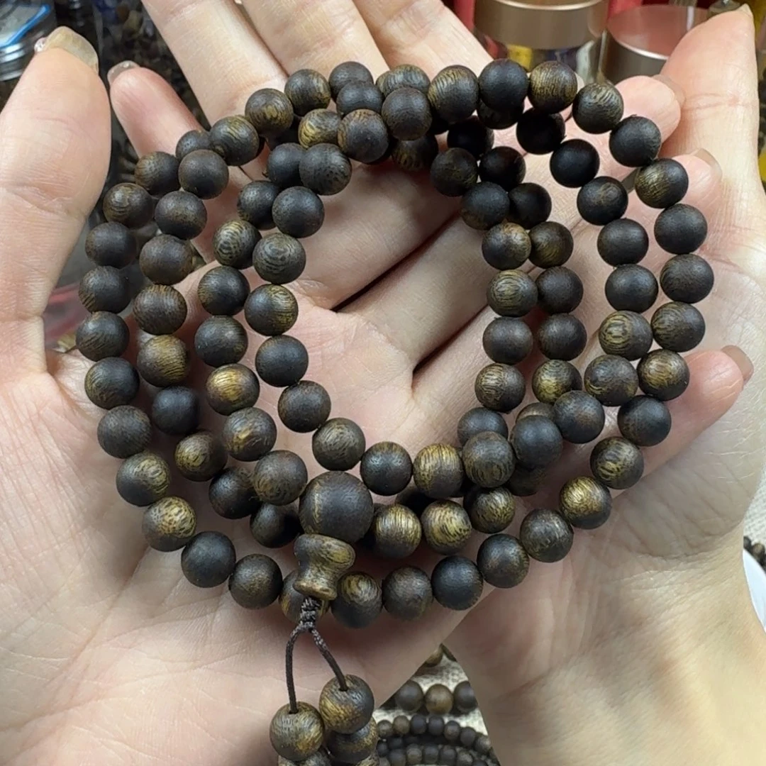 非***械手串沉香多圈奇楠沉香精品高货