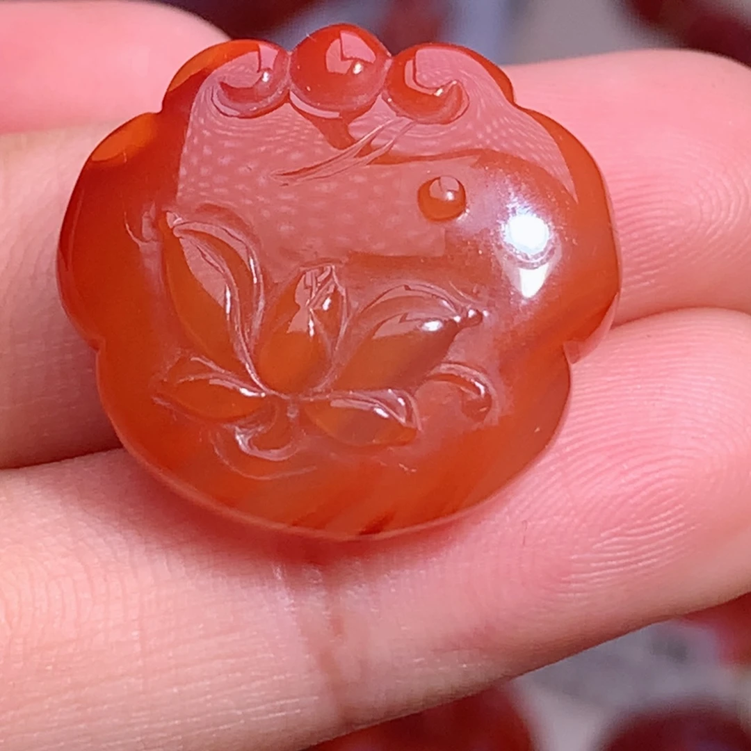 南红玛瑙未镶嵌南红吊坠