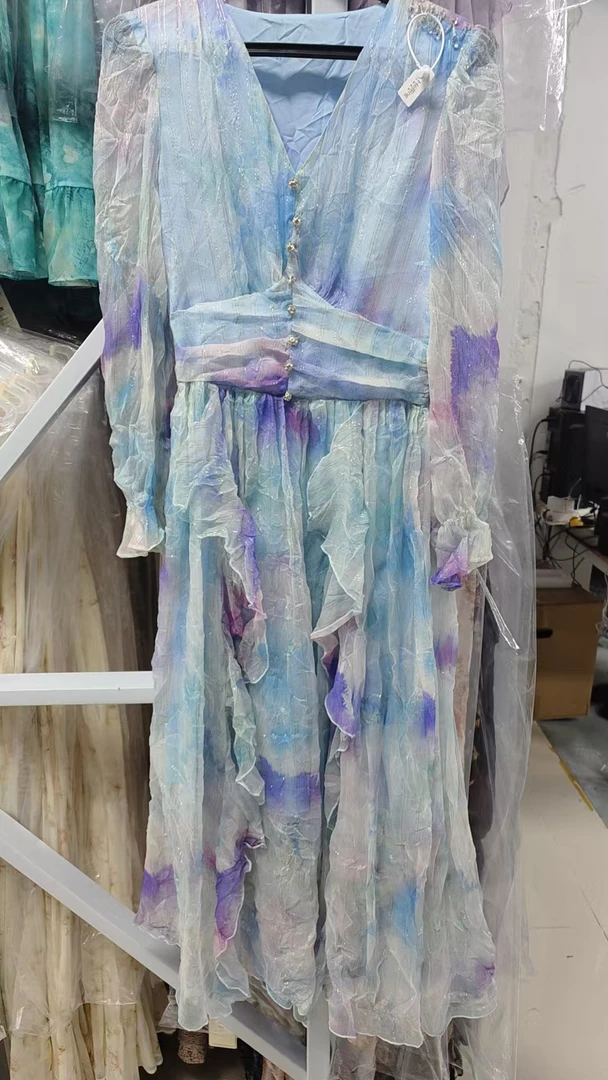 【文文原创】重磅100桑蚕丝连衣裙HFFG2025-1