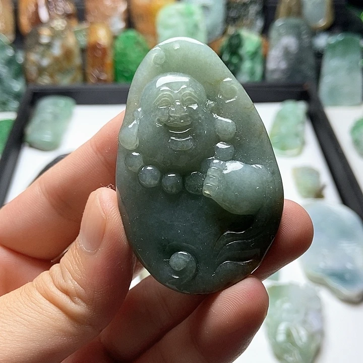 颈饰未镶嵌翡翠翡翠a货