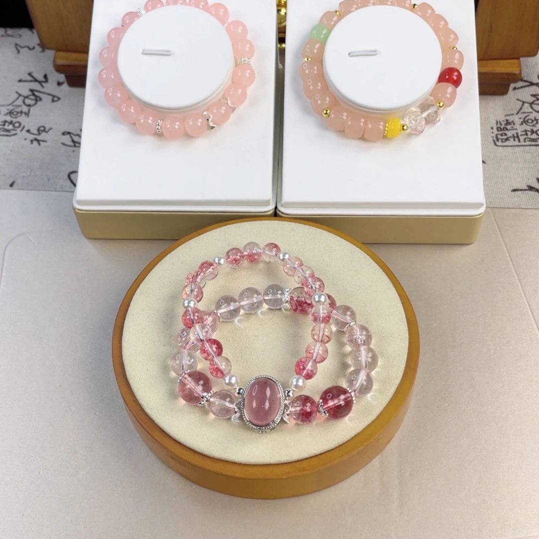 针钠钙石手饰银S925镀金镶嵌