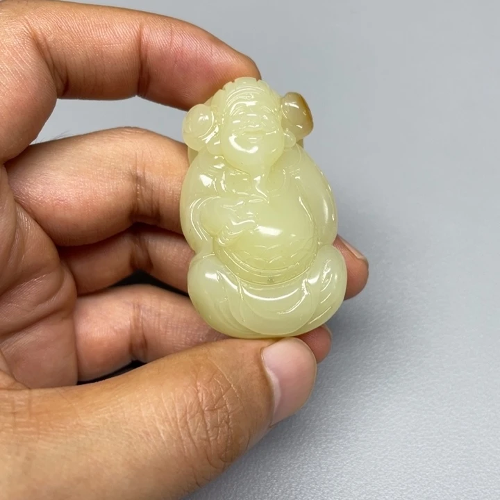 吊坠(不含链)未镶嵌和田玉4***腐