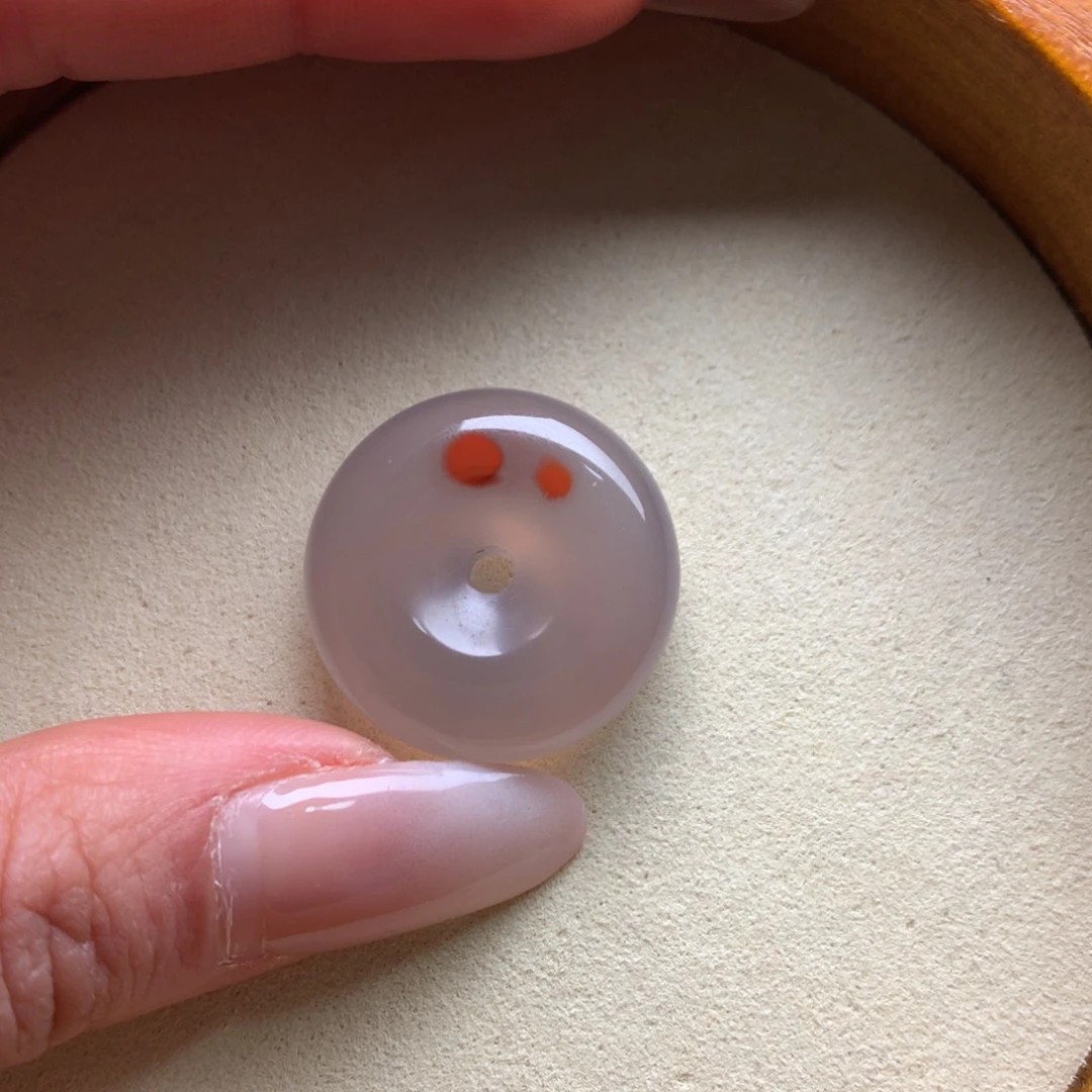 南红玛瑙未镶嵌保山天然原矿南红平安扣吊坠