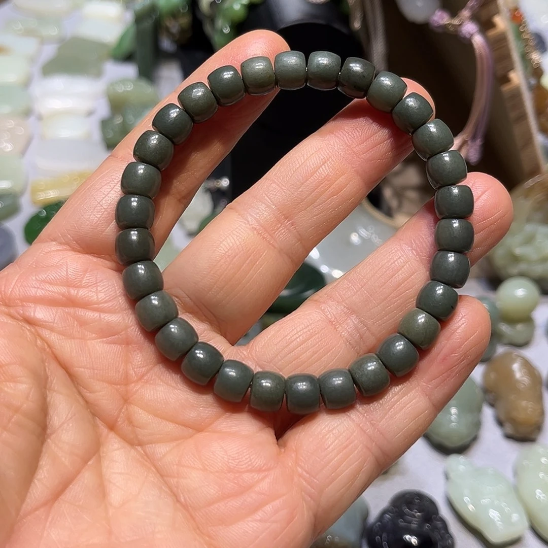 祝****和田玉未镶嵌手链手串