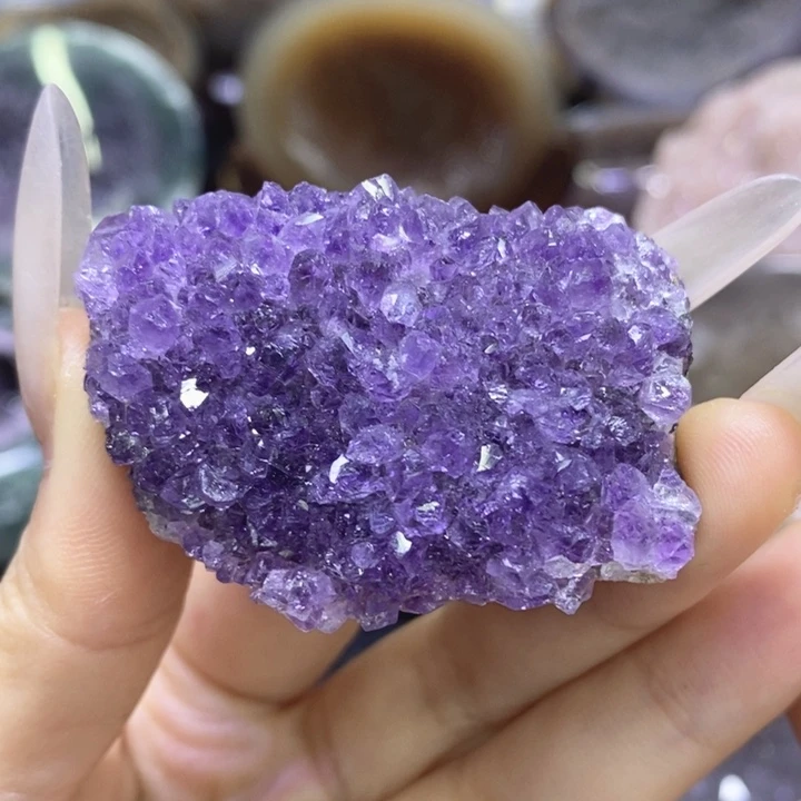 未镶嵌珠宝半成品紫晶紫晶块