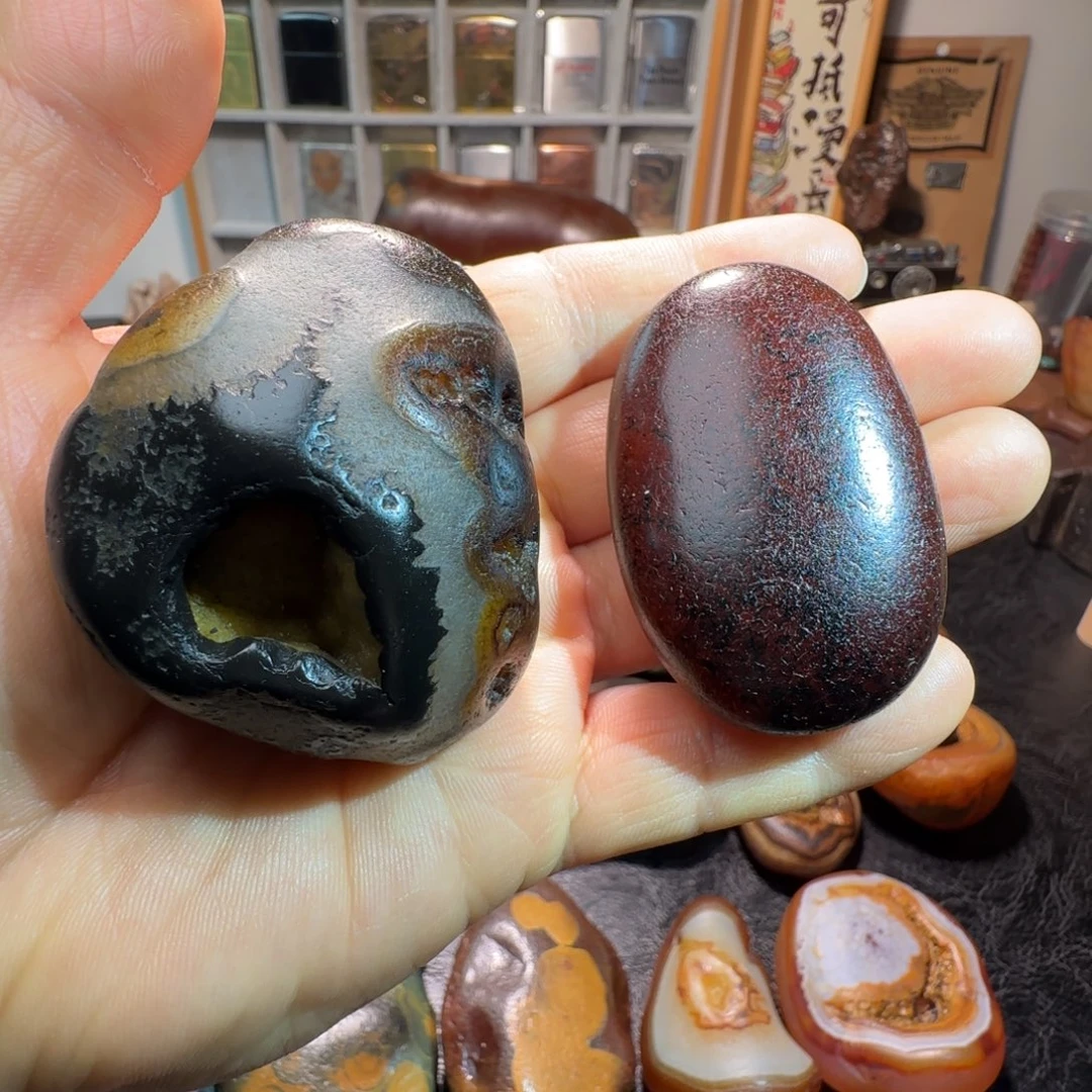 石材马料原石 两个
