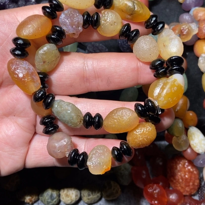 【闪购商品】玛瑙/玉髓项圈合金国*石