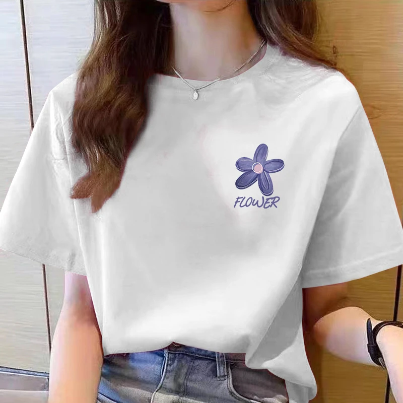 【6-3】2025纯棉男女同款纯棉T恤短袖t恤男女夏季ins潮牌潮学生