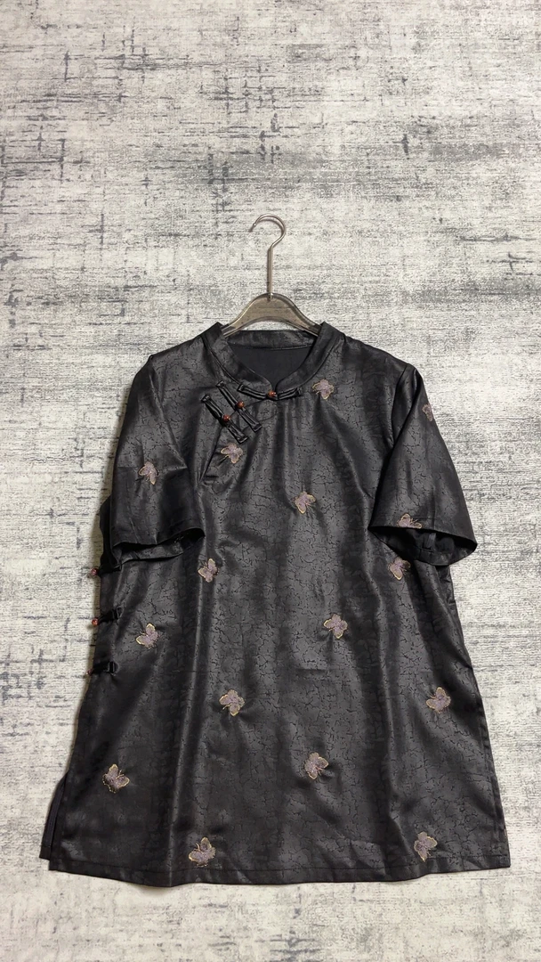 【886】新中式国风满秀小旗袍款上衣