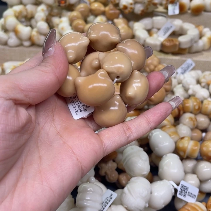 菩提根/象牙果手串5.13.52风化猫头全品