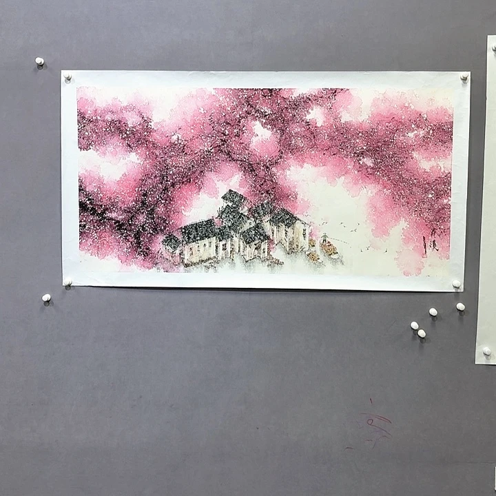 国画亲笔手绘放心去藏