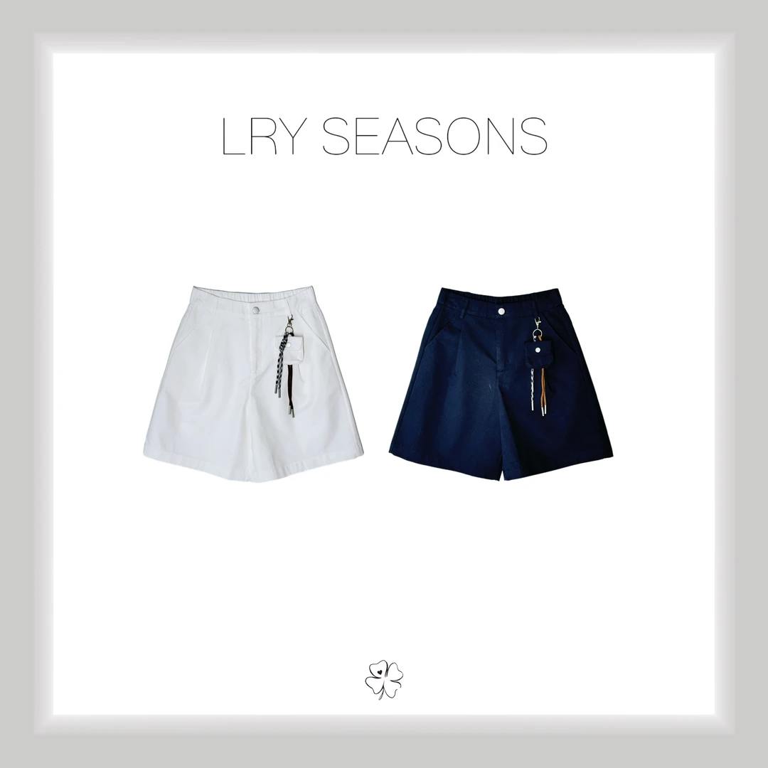 LRY SEASONS |夏季简约挂绳短裤25244