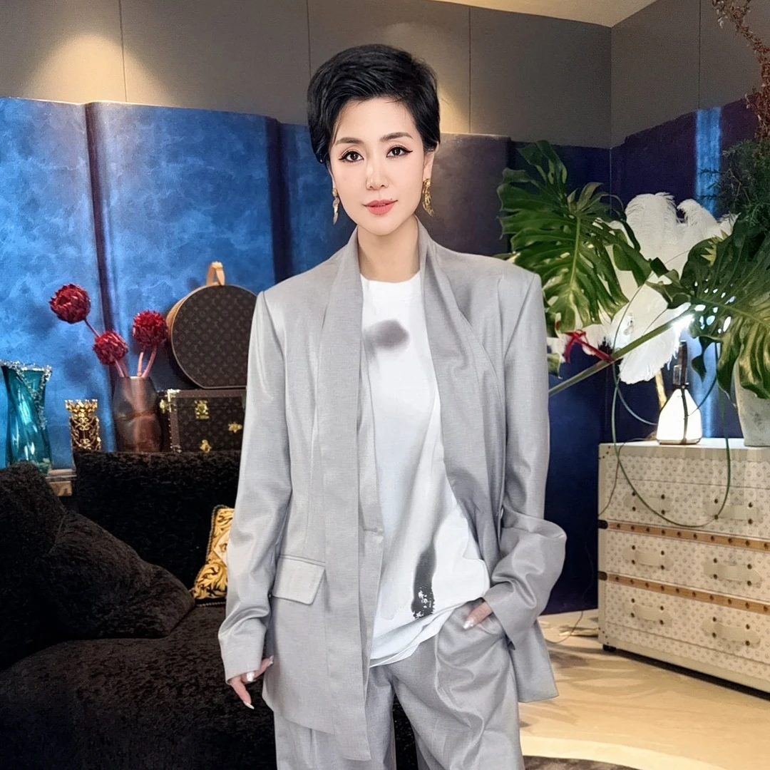 【顾文婷推荐】WRONG 飘带长袖西装 WP85JA262BA60