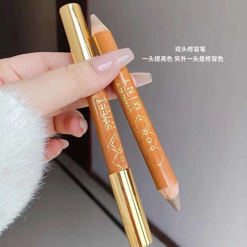 【拍1发3】SweetMint双头高光修容笔提亮哑光新手立体修饰鼻影遮瑕