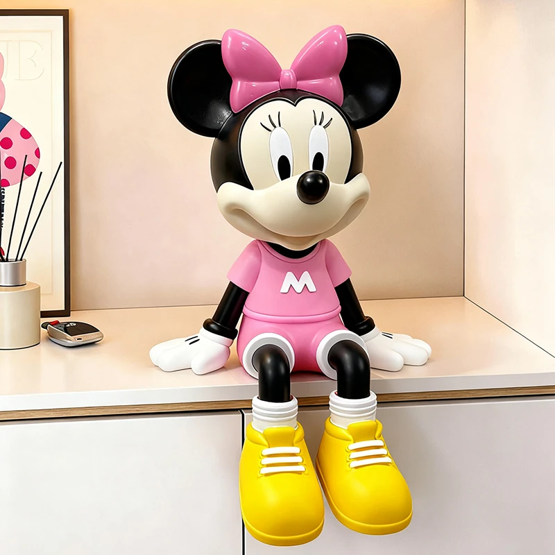 儿童礼物年货节坐姿米奇家居摆件工艺品坐姿电视柜客厅房装饰礼品