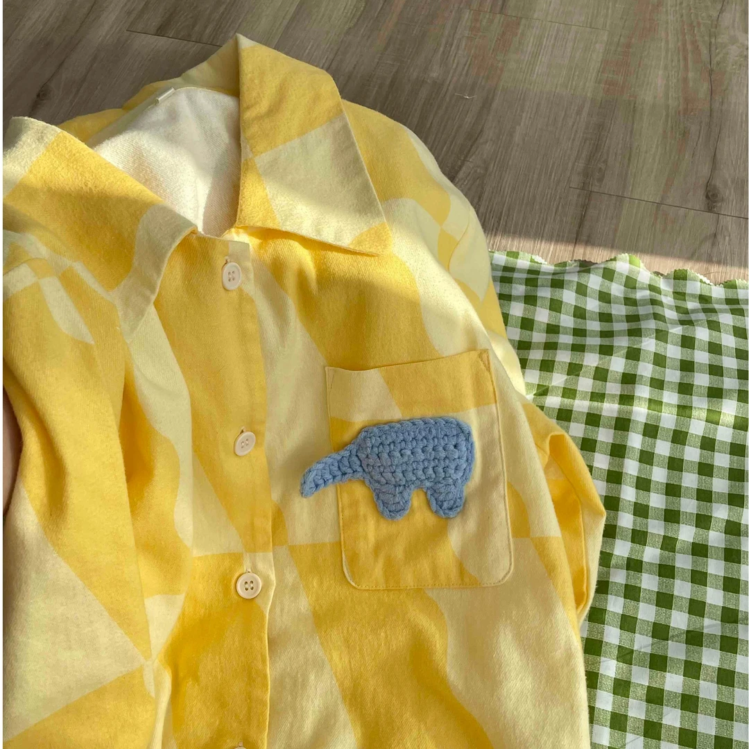 ins风少女拼色高级感休闲长袖睡衣女春秋款新款家居大码长裤套装