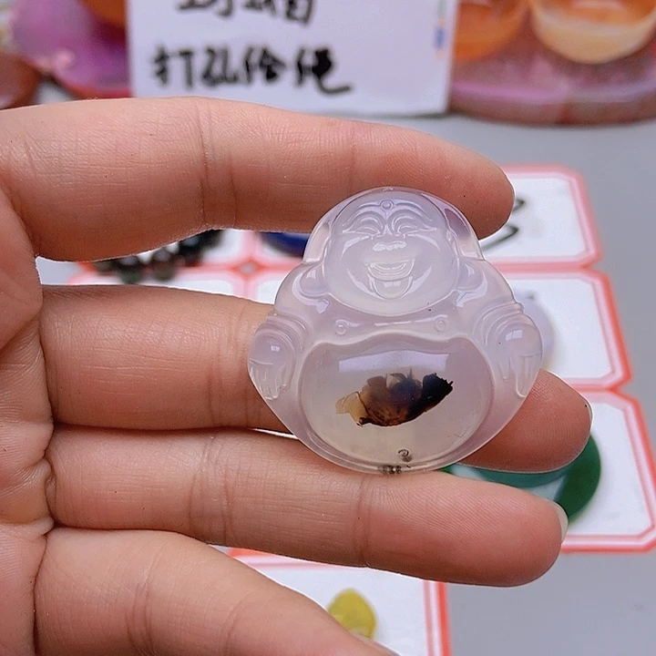 【闪购商品】玛瑙/玉髓珠宝半成品未镶嵌余***