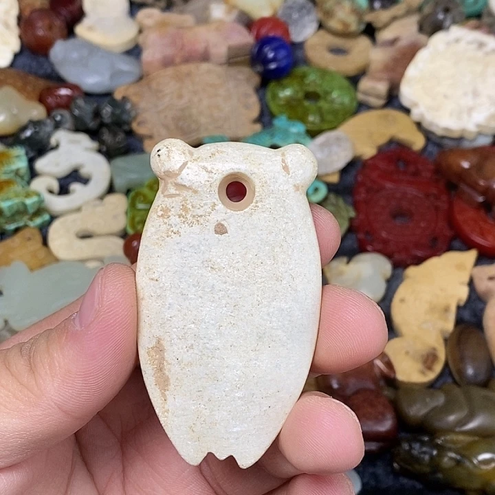 和田玉未镶嵌颈饰23