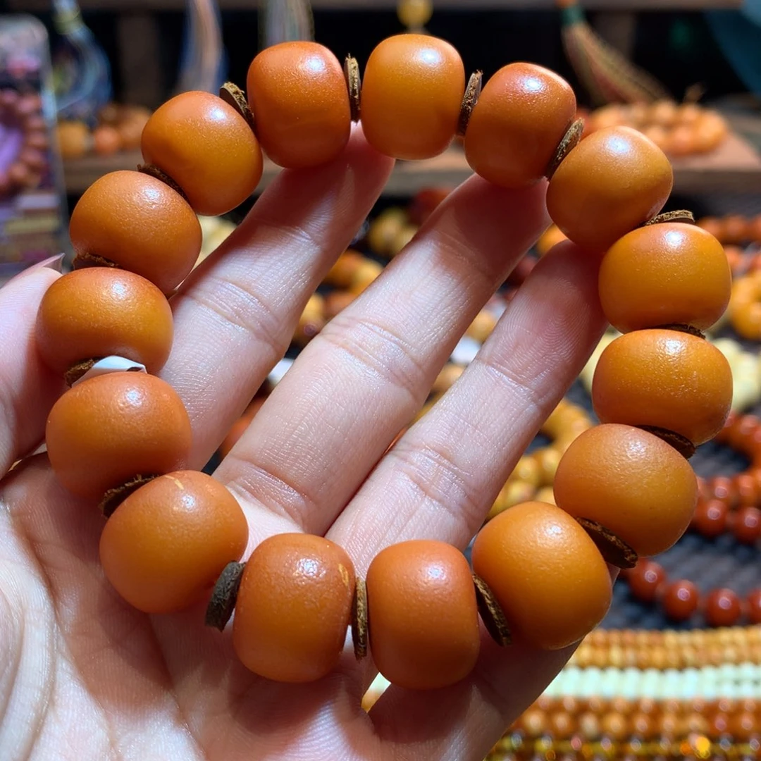 蜜蜡未镶嵌手串蜜蜡