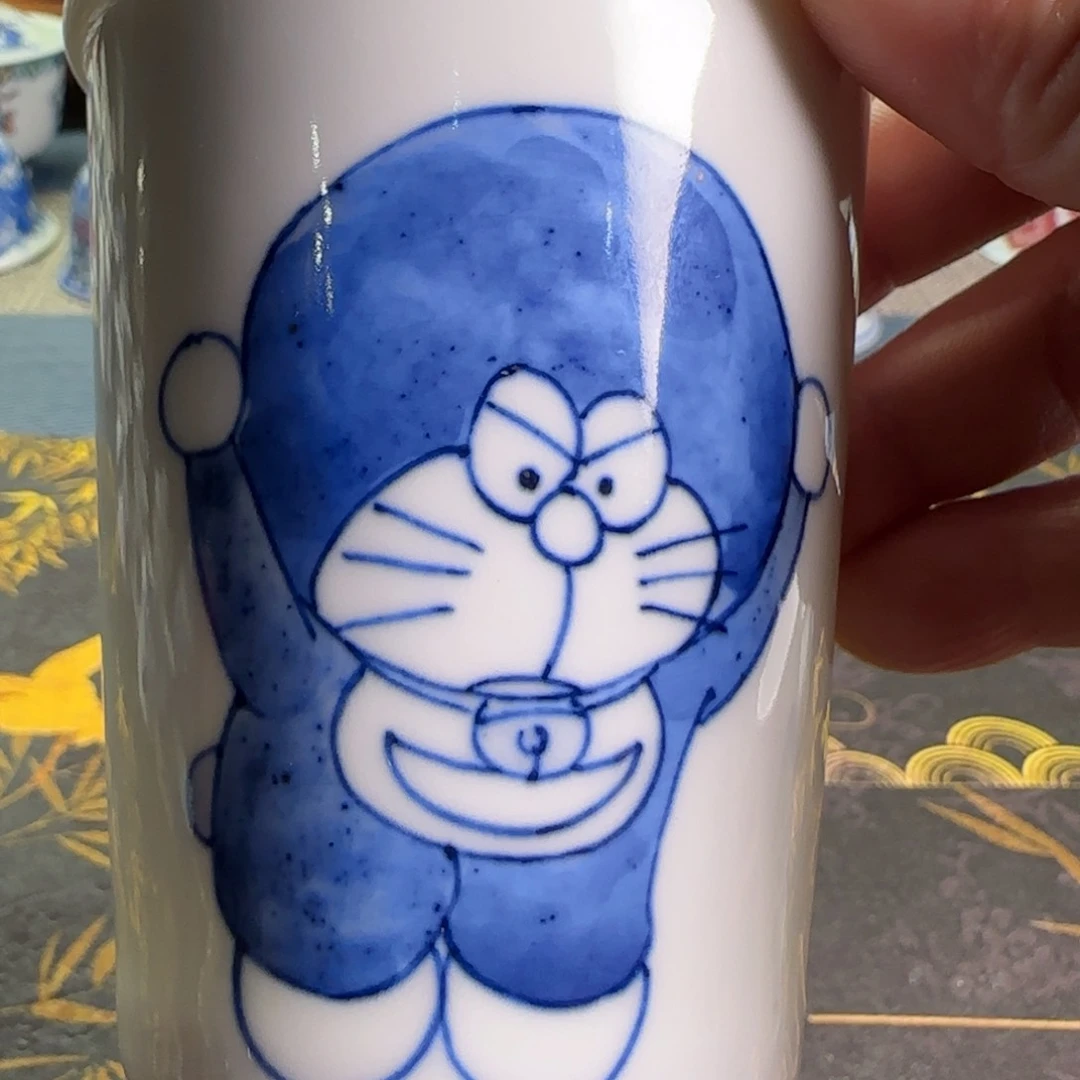 瓷片哆啦A梦可乐杯
