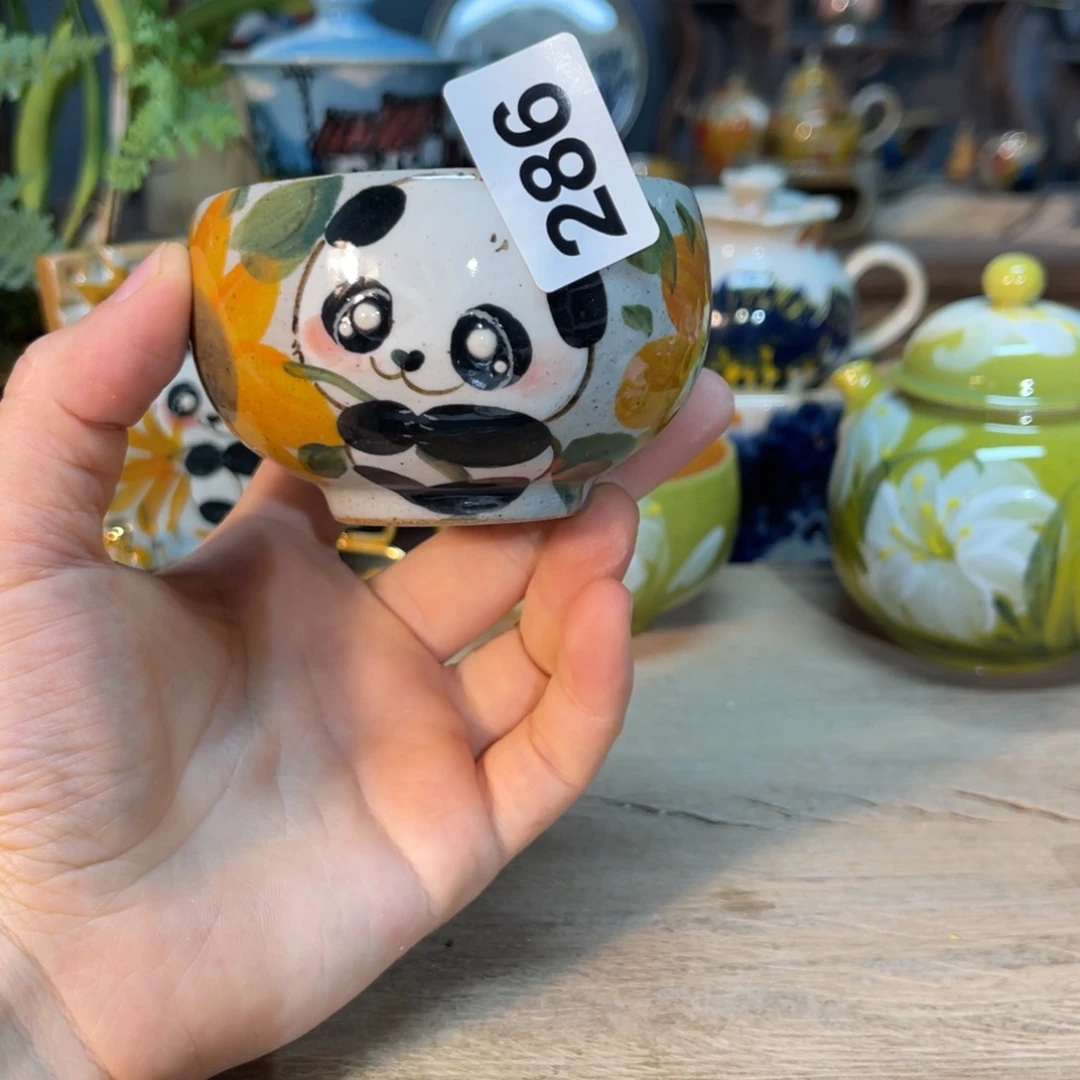 杯素浅陶瓷手工手绘