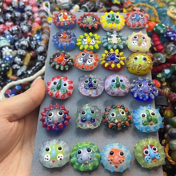 颈饰琉璃单个价格（喊我选颜色）