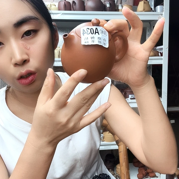 紫砂茶壶小红泥瑕疵260