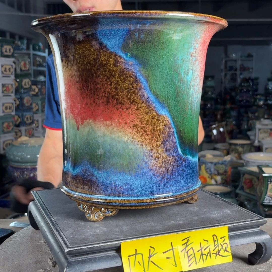 一风堂石湾花盆 内25*25