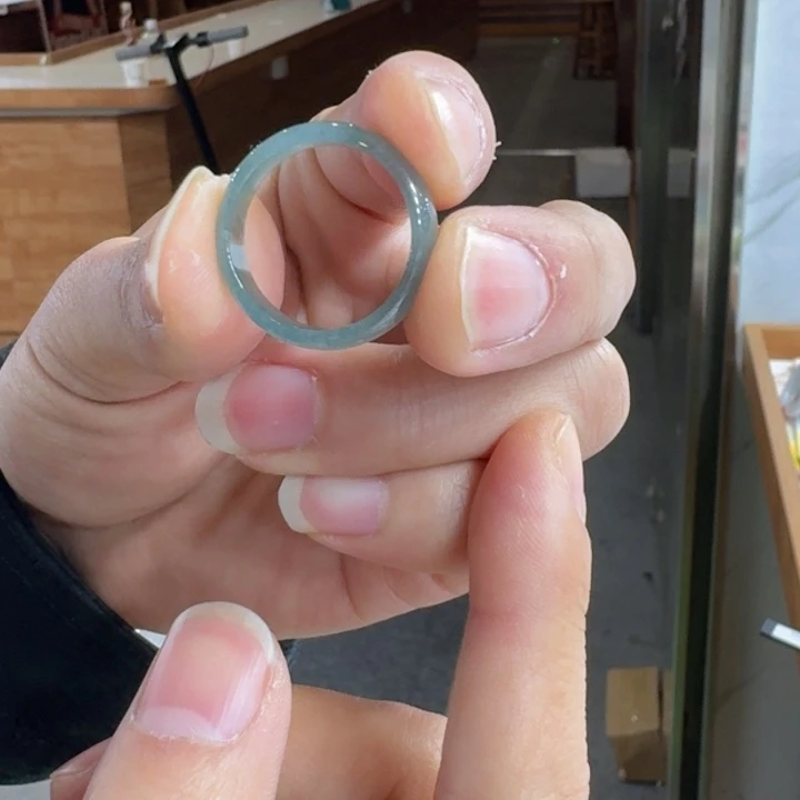 翡翠戒指未镶嵌纯天然翡翠A货买断