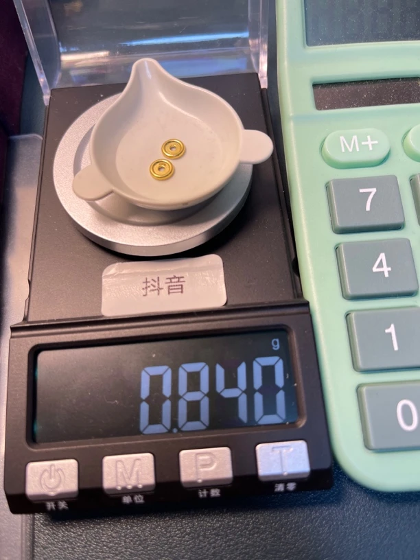 足金999车轮隔片卡六秀