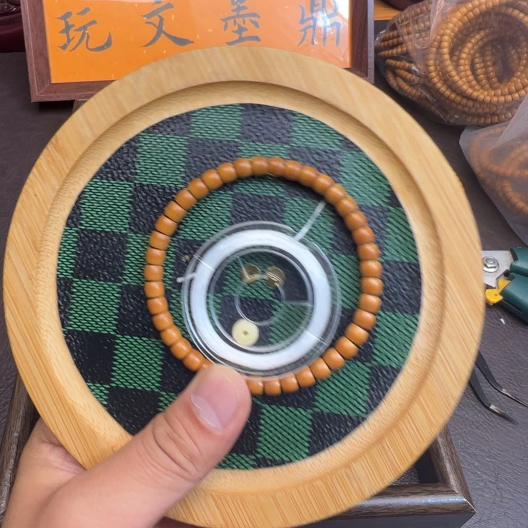 橄榄核吊坠0.6核尖手串