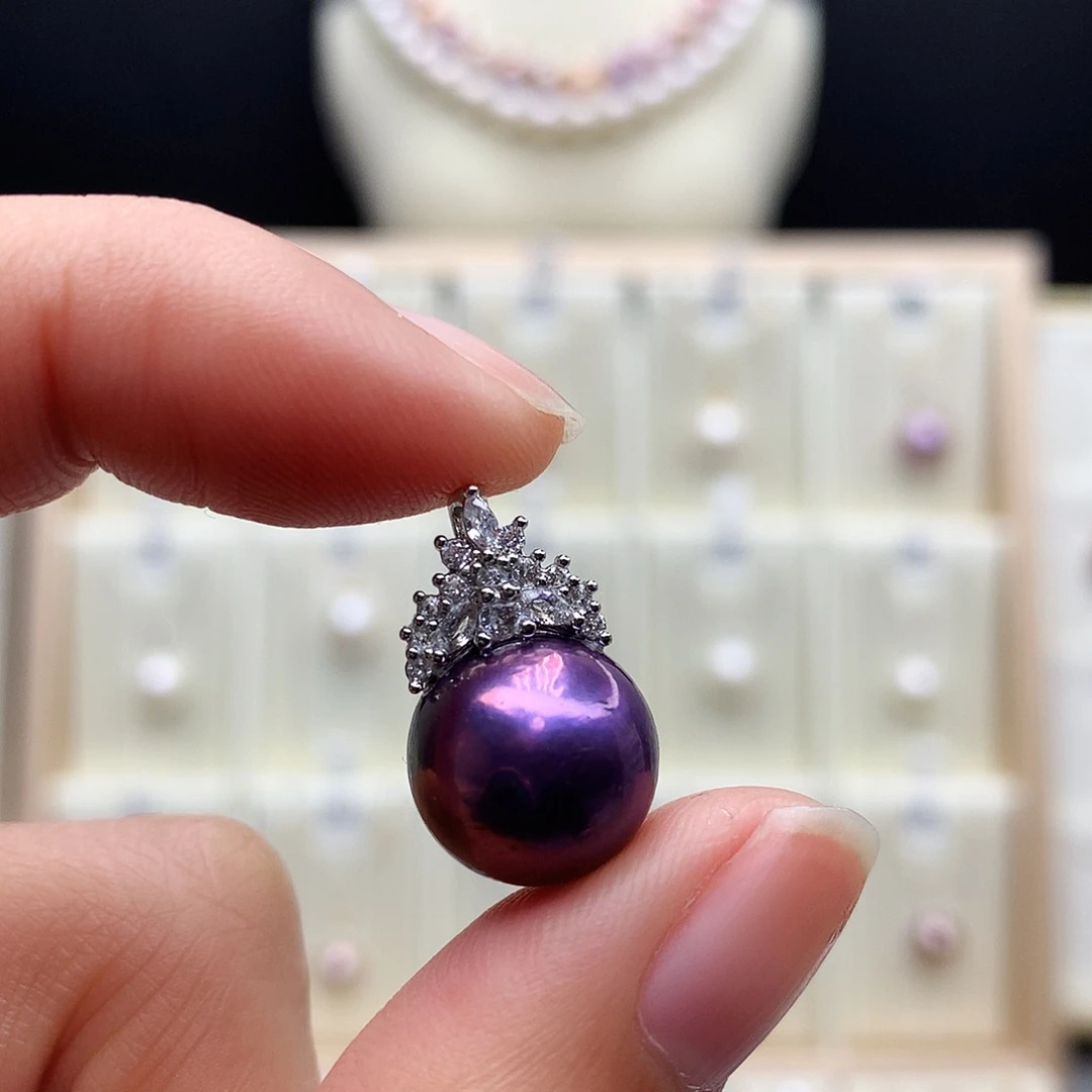 合金淡水珍珠颈饰