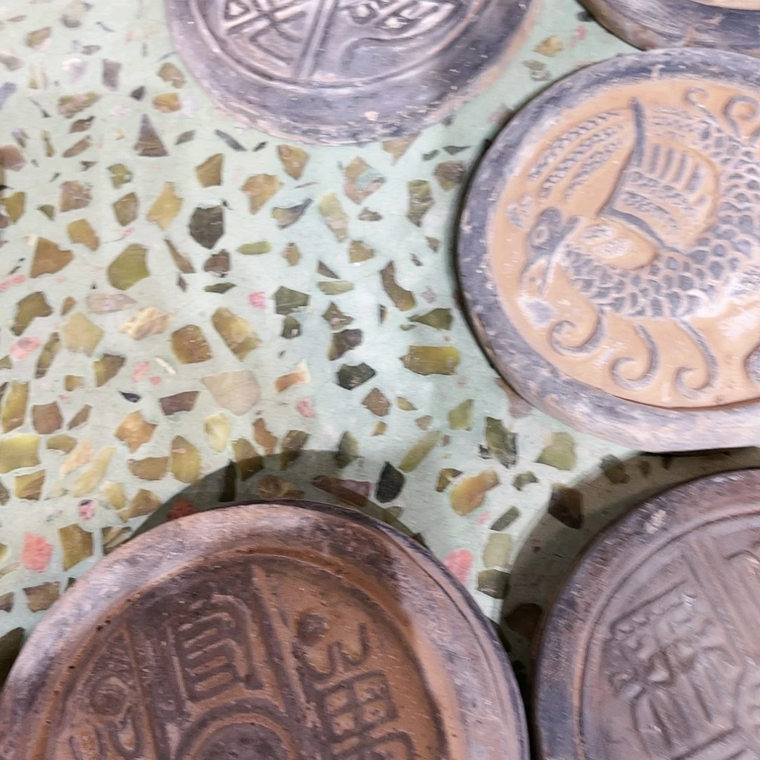 用****8瓦当摆件茶台的一