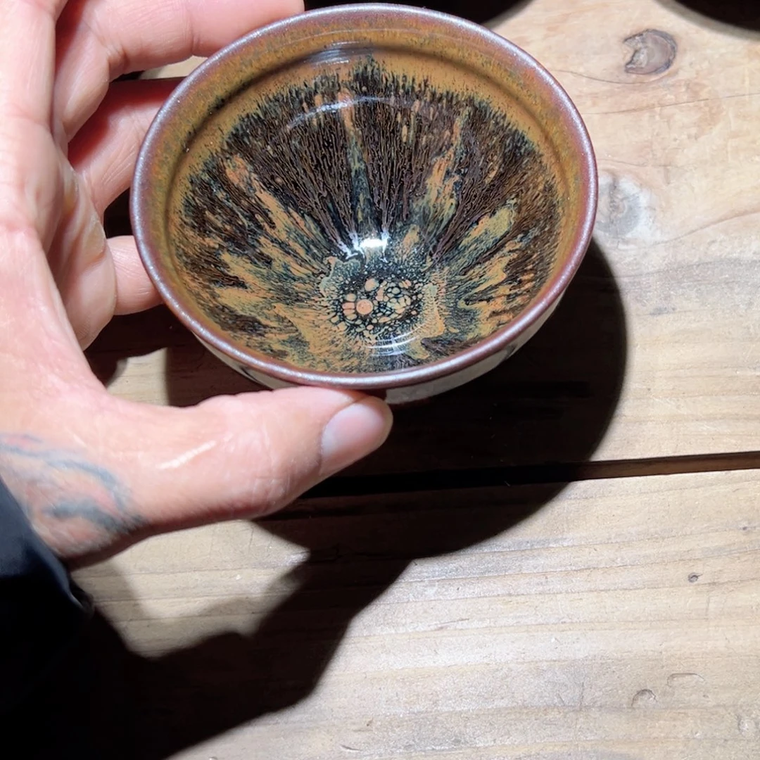 茶盏老木头柴烧建盏精选18