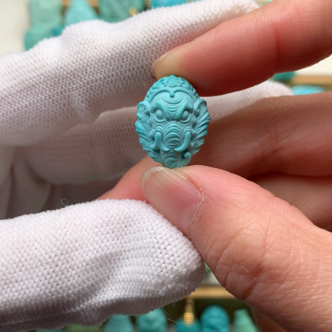 绿松石未镶嵌配饰