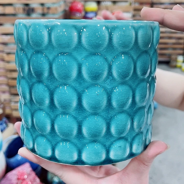 有孔，凑10元包邮陶瓷花盆发货！