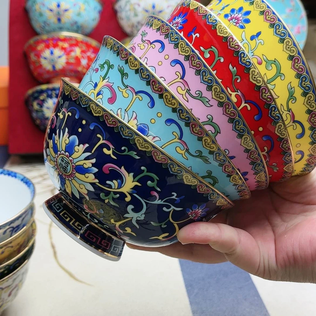 【闪购商品】珐琅5英寸2宝蓝，4混。。。。