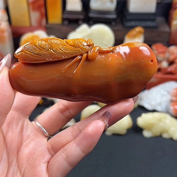 寿山石老性芙蓉石