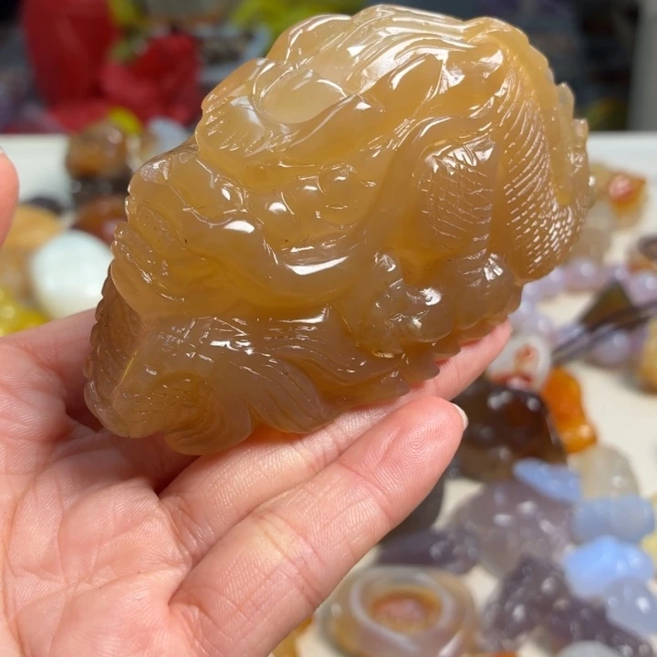 玛瑙/玉髓未镶嵌吊坠(不含链)