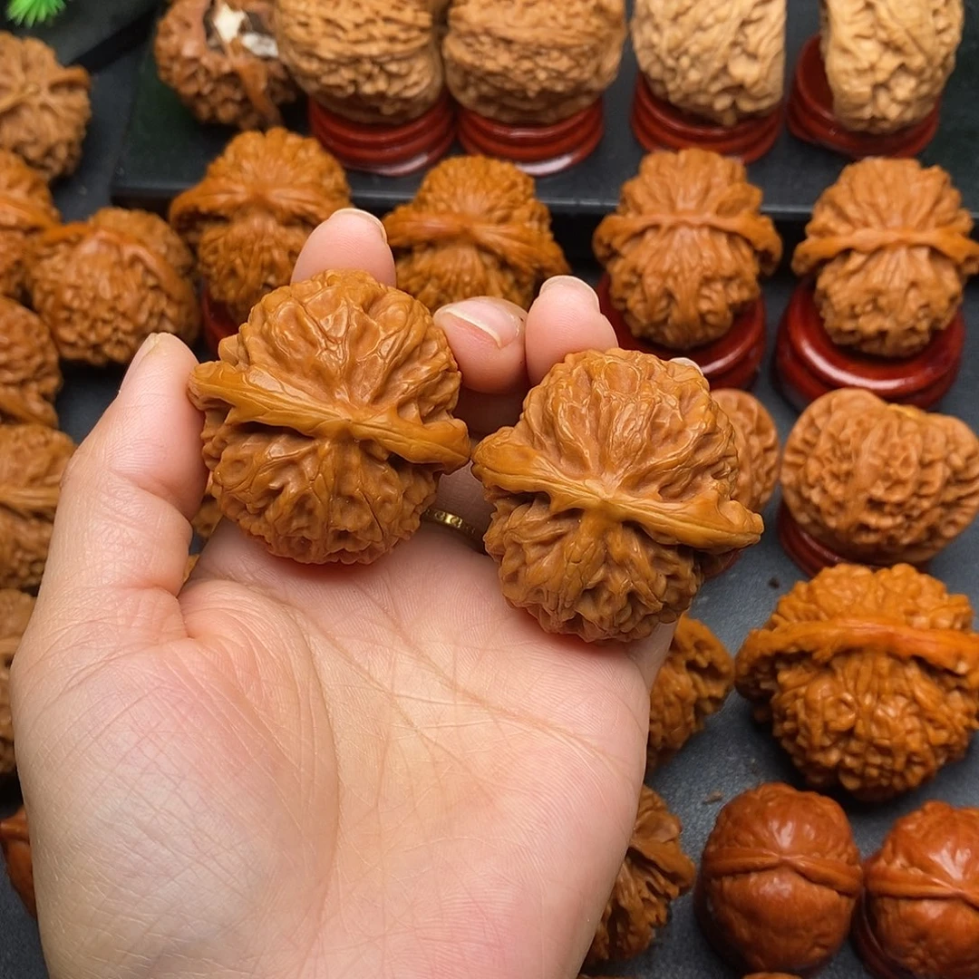 文玩核桃把件42宫灯