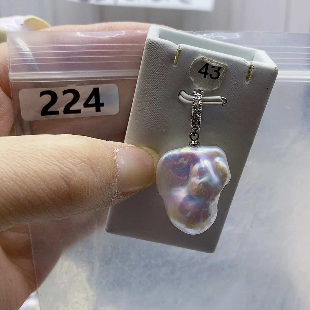 颈饰合金淡水珍珠